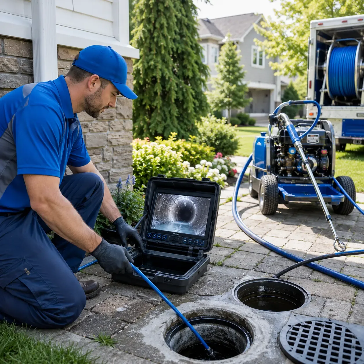 Outdoor drain cleaning professionals serving Estherville, IA